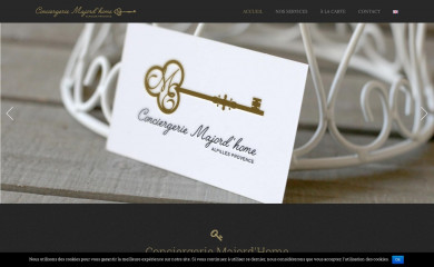 conciergerie-majordhome.com screenshot