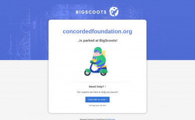 concordedfoundation.org screenshot