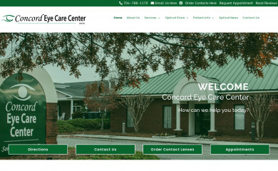 concordeyecarecenter.com screenshot