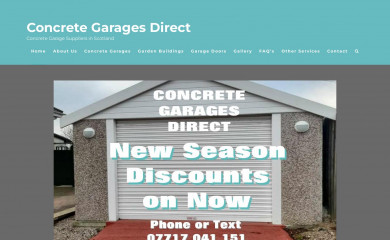 concretegaragesdirect.co.uk screenshot
