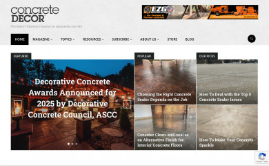 concretedecor.net screenshot