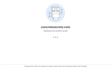 concretesecrets.com screenshot