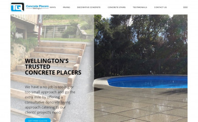 concreteplacers.co.nz screenshot