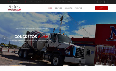 concretosalma.com.mx screenshot