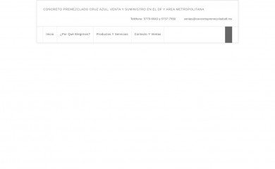 concretopremezcladodf.mx screenshot