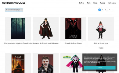 condedracula.es screenshot