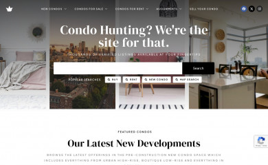 condominiums.ca screenshot
