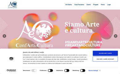 confartiecultura.it screenshot