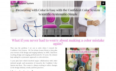 confidentcolorsystem.com screenshot