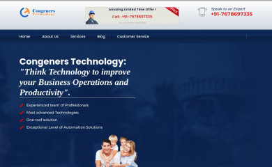 congeners.in screenshot