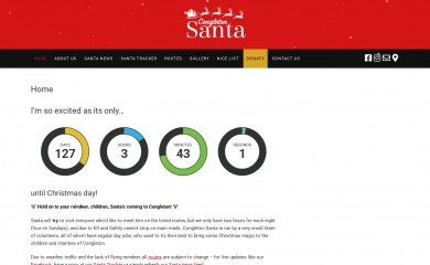 congletonsanta.org.uk screenshot