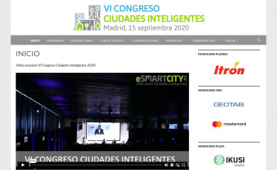 congreso-ciudades-inteligentes.es screenshot