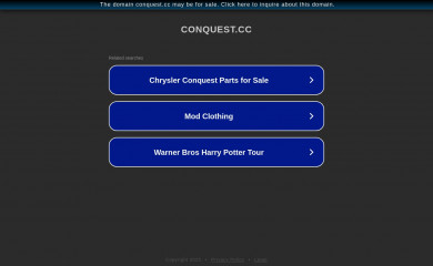 conquest.cc screenshot