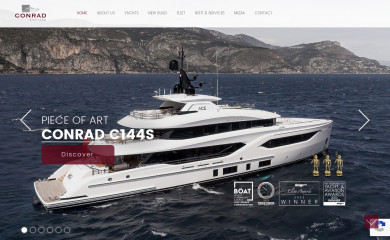 conradshipyard.com screenshot