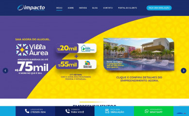 construtoraimpacto.com.br screenshot