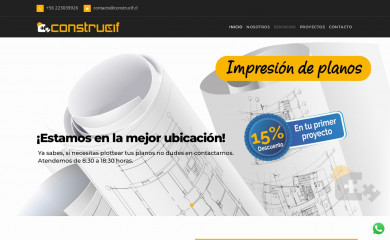 construcif.cl screenshot