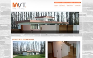 http://constructoramvt.cl screenshot