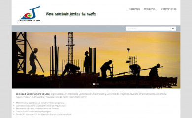 constructoracj.cl screenshot