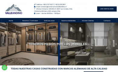 constructoravalleandino.cl screenshot