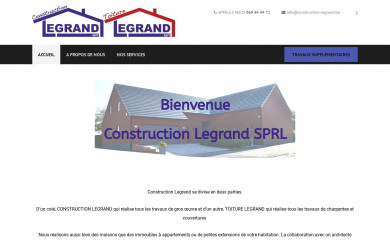 construction-legrand.be screenshot