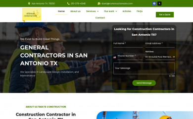 constructionsatx.com screenshot