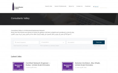 consultantsvalley.com screenshot