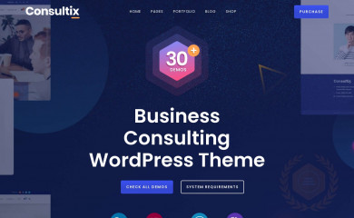 https://consultix.radiantthemes.com screenshot