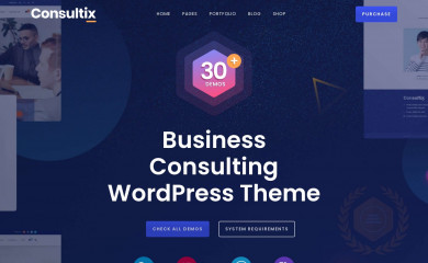 https://consultix.radiantthemes.com screenshot