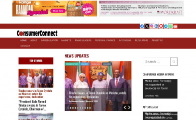 consumerconnectng.com screenshot