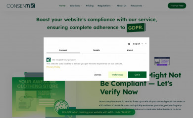consentik.com screenshot