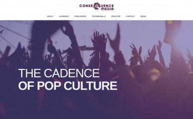consequencemedia.com screenshot