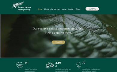 conservationmontgomery.org screenshot