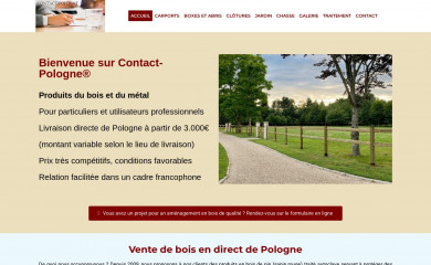 contact-pologne.eu screenshot