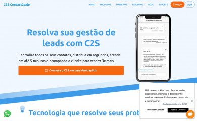 contact2sale.com screenshot
