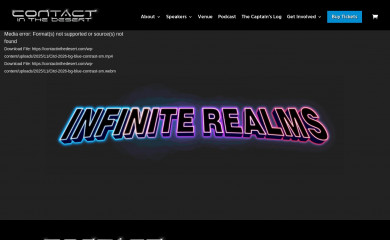 contactinthedesert.com screenshot