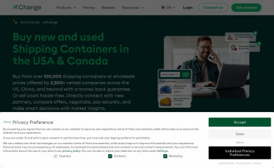 container-xchange.com screenshot