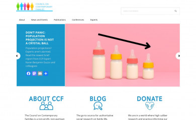 contemporaryfamilies.org screenshot