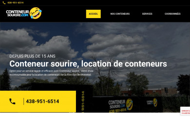 conteneursrivesud.com screenshot