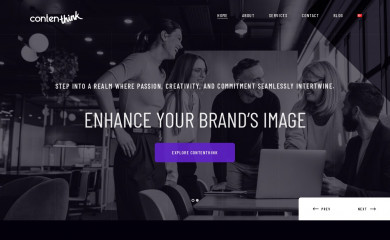 contenthink.com screenshot