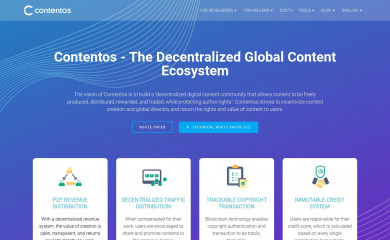 contentos.io screenshot