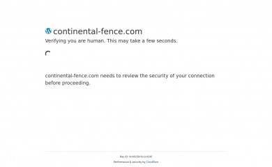 continental-fence.com screenshot