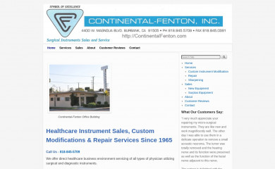 continentalfenton.com screenshot