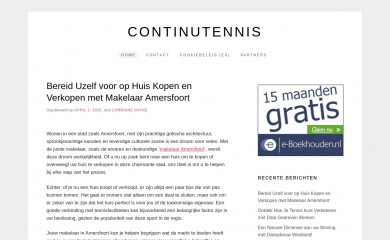 continutennis.nl screenshot