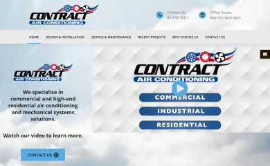 contractair.com.au screenshot