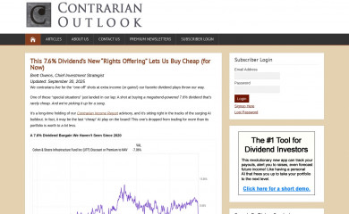 contrarianoutlook.com screenshot