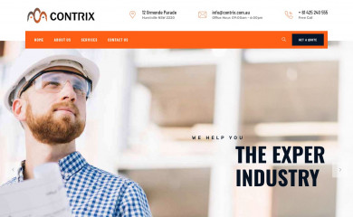 contrix.com.au screenshot