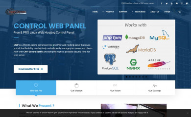 control-webpanel.com screenshot
