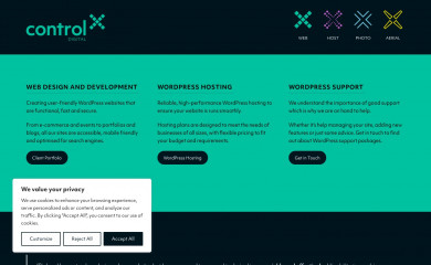 controlx.co.uk screenshot