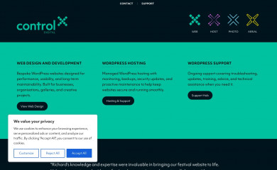 controlx.co.uk screenshot