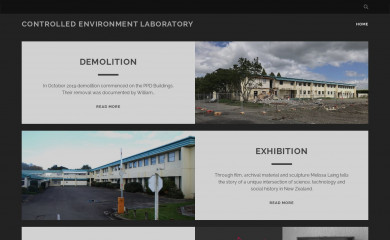 controlledenvironmentlaboratory.nz screenshot